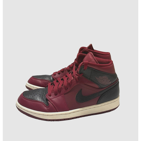 Jordan 1 Retro Mid 2017 Team Red Black Summit White Size 9 With Box Nike Mens main image 8
